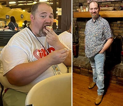 Terrill White before and after weight loss photos